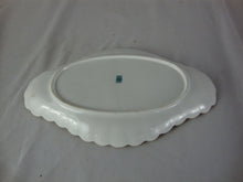 Load image into Gallery viewer, Vintage Spode Copeland Orange/White Leaf Gold Scallop Edge Diamond Shape Tray
