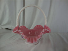 Load image into Gallery viewer, *Fenton Pink Glass signed and numbered basket
