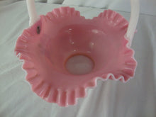 Load image into Gallery viewer, *Fenton Pink Glass signed and numbered basket
