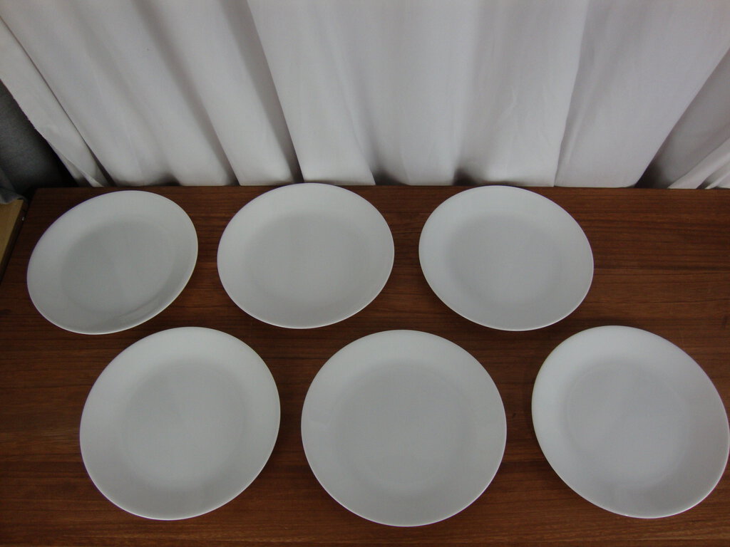 Vintage Corelle USA Winter White Salad Plates Set of 6