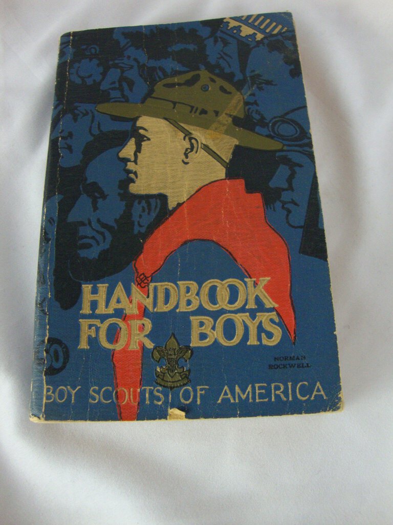 1939 Boy Scout Handbook Softcover Rockwell Cover Art