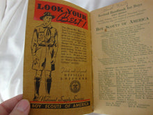 Load image into Gallery viewer, 1939 Boy Scout Handbook Softcover Rockwell Cover Art
