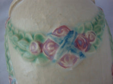 Load image into Gallery viewer, Antique Roseville Pottery La Rose Floral Wall Pocket Decor
