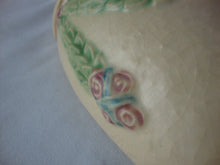 Load image into Gallery viewer, Antique Roseville Pottery La Rose Floral Wall Pocket Decor
