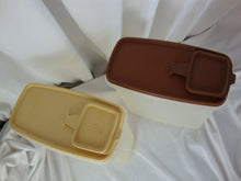 Load image into Gallery viewer, Vintage Tupperware Cereal &amp; Dry Food Keeper Set of 2 with Lids
