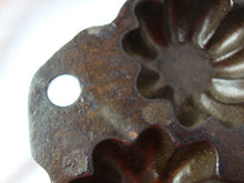 Load image into Gallery viewer, Vintage Turks Head 6 Slot Cast Iron Baking Pan Unrestored
