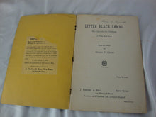 Load image into Gallery viewer, Vintage Little Black Sambo Operetta for Children Softcover School Program Book
