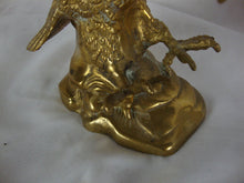 Load image into Gallery viewer, Vintage Brass Eagle Landing Table Bird Figurine
