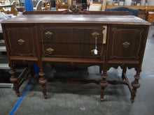 Load image into Gallery viewer, Vintage Jacobean Mahogany Server Sideboard PROJECT AS IS
