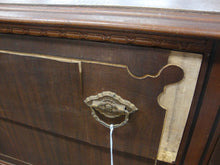 Load image into Gallery viewer, Vintage Jacobean Mahogany Server Sideboard PROJECT AS IS
