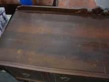 Load image into Gallery viewer, Vintage Jacobean Mahogany Server Sideboard PROJECT AS IS
