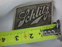 Load image into Gallery viewer, 1975 Schlitz Beer Bergamot Brass Works Metal Belt Buckle
