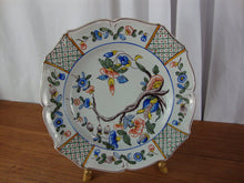 Load image into Gallery viewer, Vintage K&amp;G French Faience Cottage Floral Decor Plate
