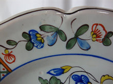 Load image into Gallery viewer, Vintage K&amp;G French Faience Cottage Floral Decor Plate
