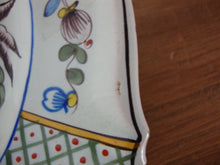 Load image into Gallery viewer, Vintage K&amp;G French Faience Cottage Floral Decor Plate
