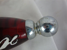 Load image into Gallery viewer, Vintage Budweiser Red Molded Plastic Beer Tap Handle
