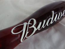 Load image into Gallery viewer, Vintage Budweiser Red Molded Plastic Beer Tap Handle
