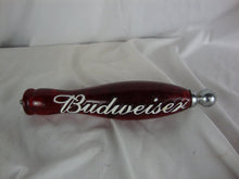 Load image into Gallery viewer, Vintage Budweiser Red Molded Plastic Beer Tap Handle

