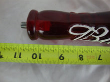 Load image into Gallery viewer, Vintage Budweiser Red Molded Plastic Beer Tap Handle
