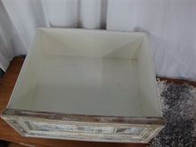 Load image into Gallery viewer, Custom Painted White Distressed Farmhouse Pet Drawer Bed
