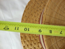 Load image into Gallery viewer, Vintage Henneberry Straws of Quality Men&#39;s 7 1/8 Straw Woven Hat
