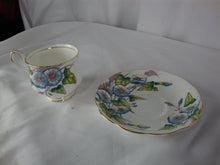 Load image into Gallery viewer, Vintage Royal Albert China Flower of the Month Morning Glory #9 Teacup Saucer Set
