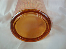 Load image into Gallery viewer, Vintage Jeannette Marigold Glass Tree Bark Beverage Pitcher

