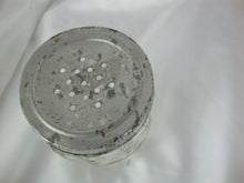 Load image into Gallery viewer, Vintage Hoosier Sellers Vertical Beaded Rib Spice Jar Bottle with Metal Lid
