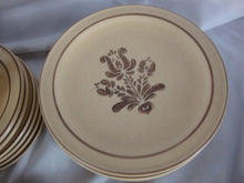 Load image into Gallery viewer, Vintage Pfaltzgraff USA Village Yellow/Brown Stoneware Dinner Service for 8

