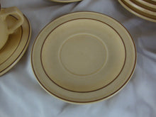 Load image into Gallery viewer, Vintage Pfaltzgraff USA Village Yellow/Brown Stoneware Dinner Service for 8
