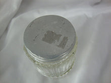 Load image into Gallery viewer, Vintage Hoosier Sellers Vertical Rib with Middle Raised Band Spice Jar Bottle with Metal Lid
