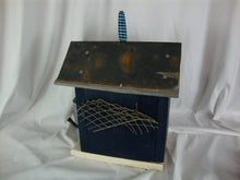 Load image into Gallery viewer, Handmade Nautical Sailing Ship Solid Wood Painted Birdhouse Decor
