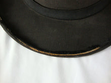 Load image into Gallery viewer, Vintage Bamberger&#39;s Newark NJ Men&#39;s Size 7 Not Collapsible Black Silk Top Hat
