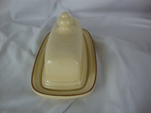 Load image into Gallery viewer, Vintage Pfaltzgraff Village Stoneware Butter Stick Keeper with Dome Lid
