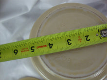 Load image into Gallery viewer, Vintage Pfaltzgraff Village Yellow/Brown Stoneware 2 Quart Coffee Canister with Dome Lid
