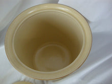 Load image into Gallery viewer, Vintage Pfaltzgraff Village Yellow/Brown Stoneware Sugar Canister with Dome Lid
