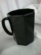 Load image into Gallery viewer, Vintage Arcoroc France Black Glass Octime Coffee Mugs Set of 4
