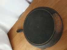 Load image into Gallery viewer, Vintage Cast Iron No. 10 12 7/16&quot; inch Made in USA Frying Pan with Heat Ring UNRESTORED
