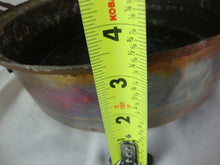 Load image into Gallery viewer, Vintage Turkish Handmade Copper Tin Cook Pan Decor Iron handle 10 1/4" Diameter
