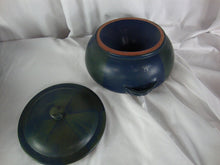 Load image into Gallery viewer, Vintage Nancy Patterson Lamb Taiwan Iron Moutain Blue Ridge Stoneware Large Steamer Pot with Lid
