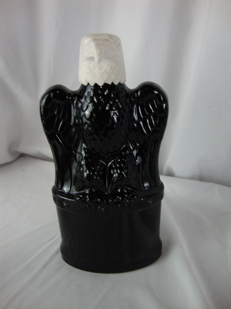 1976 Bicentennial Fleischmann's Whiskey Bald Eagle Glass Decanter EMPTY