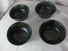 Load image into Gallery viewer, Vintage Nancy Patterson Lamb Taiwan Iron Mountain Blue Ridge Stoneware Bowl Set of 4

