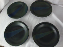 Load image into Gallery viewer, Vintage Nancy Patterson Lamb Taiwan Iron Mountain Blue Ridge Stoneware Salad Plates Set of 4

