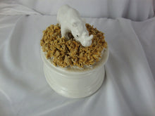 Load image into Gallery viewer, Vintage Jay-Willfred Italy Rhino Spaghetti Grass Trinket Box
