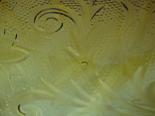 Load image into Gallery viewer, Vintage Tiara Sandwich Amber Glass Low Pedestal Cake Bakery Stand
