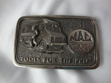 Load image into Gallery viewer, Vintage MAC Quality Tools USA Rectangle Metal Belt Buckle
