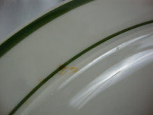 Load image into Gallery viewer, Vintage Stoneware China Dinner Plates Green Ring Set of 4
