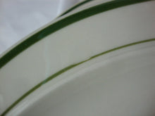 Load image into Gallery viewer, Vintage Stoneware China Dinner Plates Green Ring Set of 4
