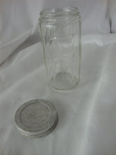 Load image into Gallery viewer, Vintage Hoosier Sellers Vertical Picket Spice Jar Bottle with Metal Lid
