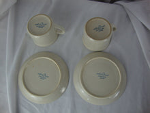 Load image into Gallery viewer, Vintage Japan Stoneware Cream and Tan Cup and Saucer Set of 2
